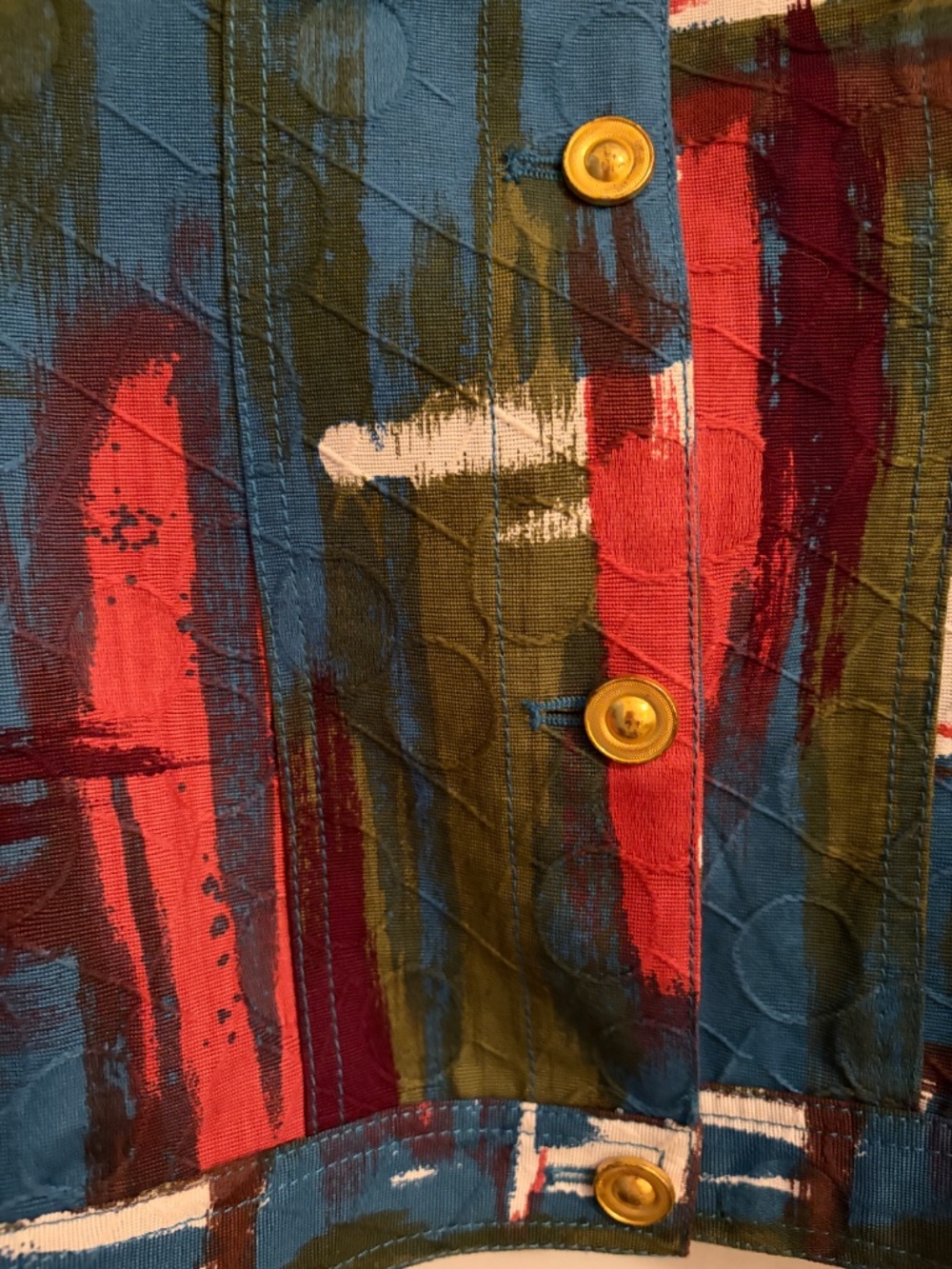 Last Markdown & GREAT FOR FALL! Multi-Color Jacket - Picture 7 of 7